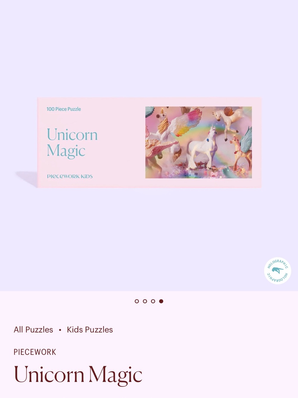 Piecework Puzzles “Unicorn Magic”